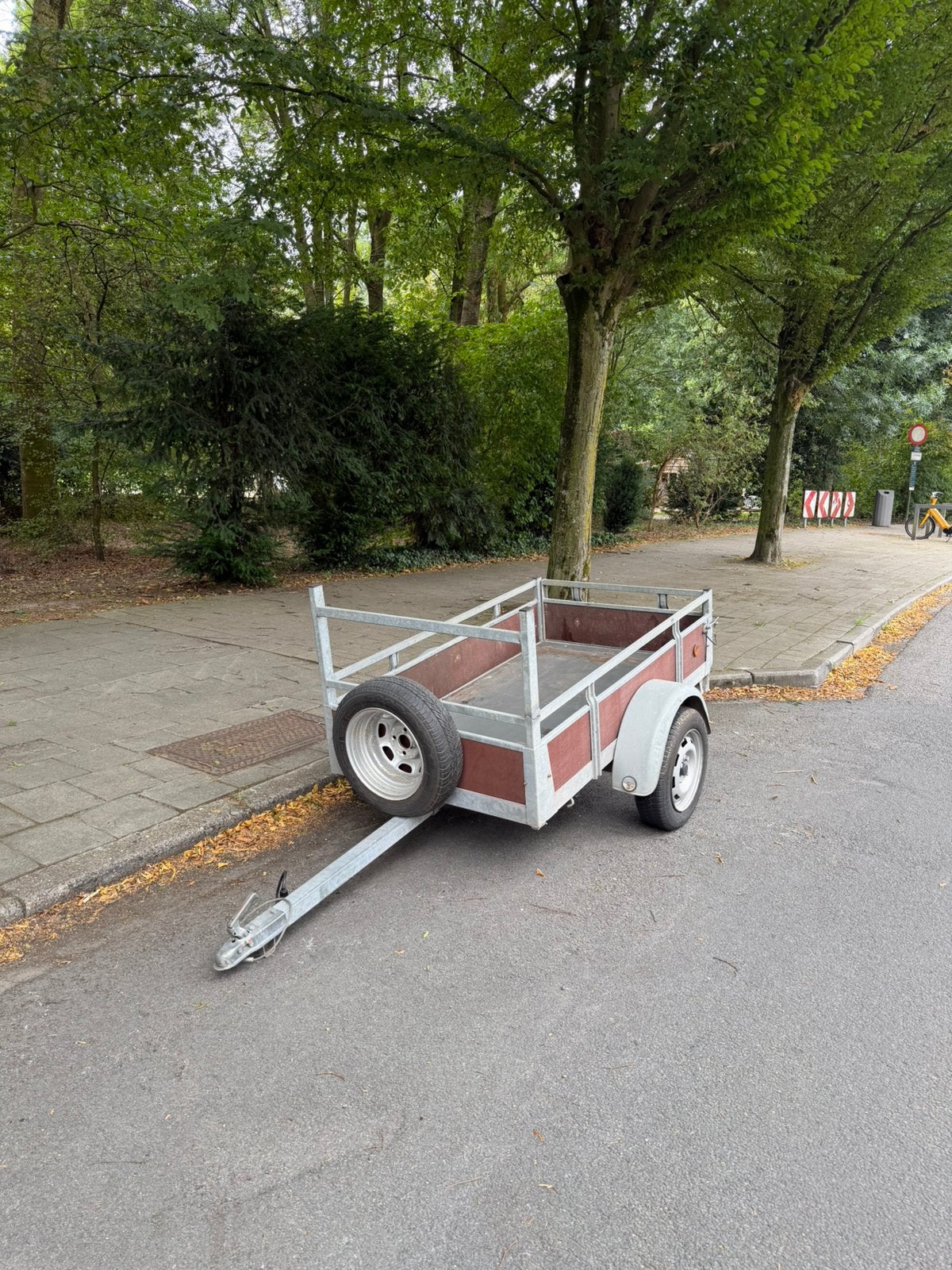 Aanhangwagen enkelas, Ophalen