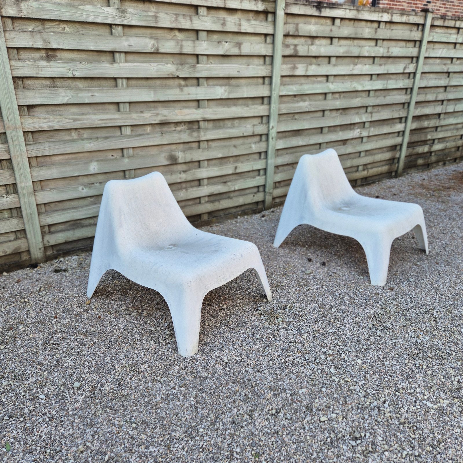 IKEA PS VÅGÖ loungestoelen – set van 2 – design Thomas Sande, Enlèvement, Synthétique