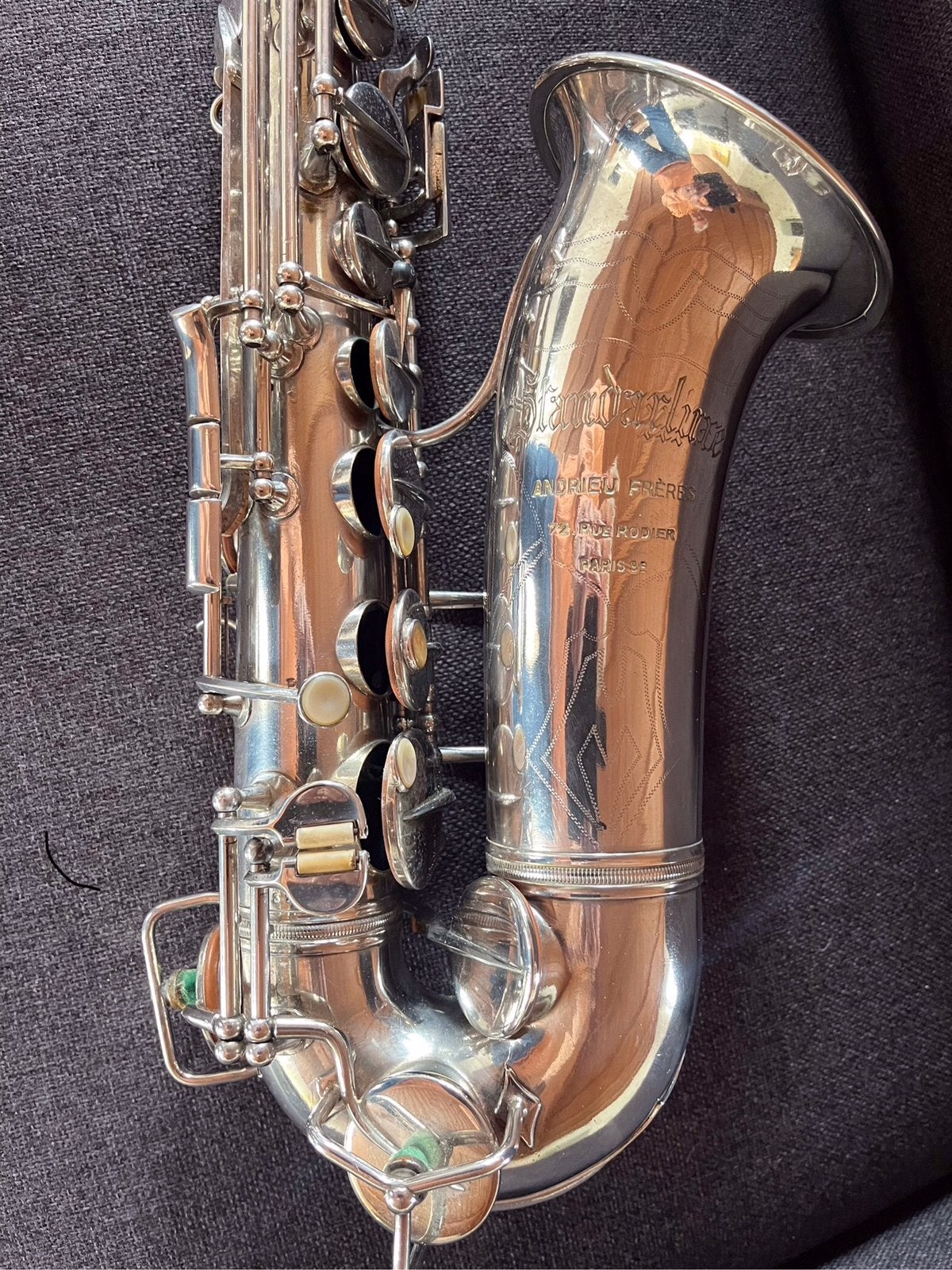Saxophone alto Andrieu Standarluxe, Enlèvement ou Envoi, Comme neuf, Alto, Avec valise