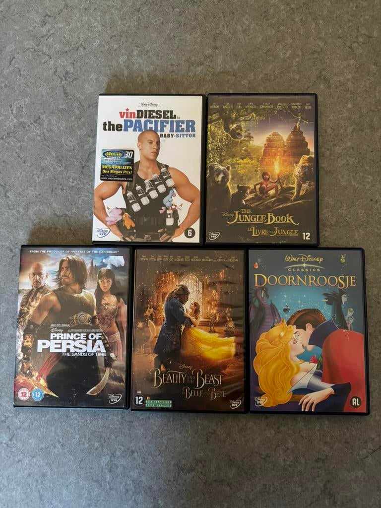 5 Walt Disney DVD’s, Cd's en Dvd's, Dvd's | Avontuur, Ophalen of Verzenden, Zo goed als nieuw