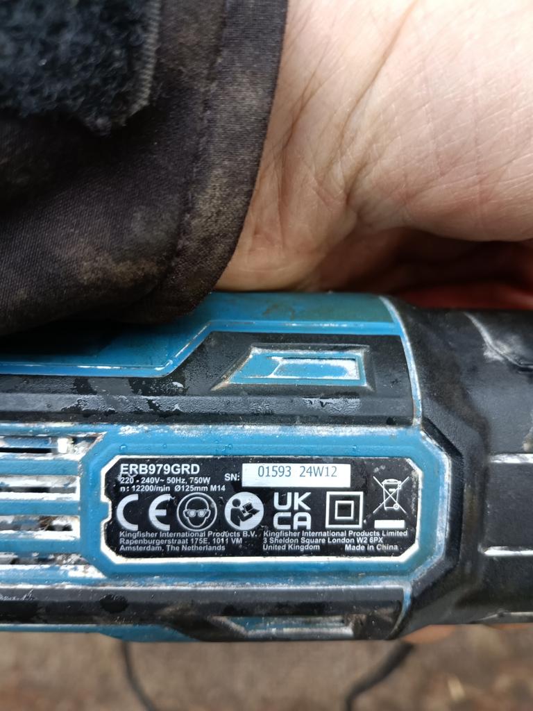 Petite disqueuse avec disque 125mm, Bricolage & Construction, Outillage | Foreuses, Enlèvement, Utilisé, 600 watts ou plus, Autres types