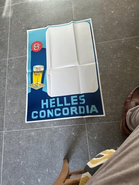 affiche helles concordia, Ophalen, Nieuw, Overige typen, Overige merken