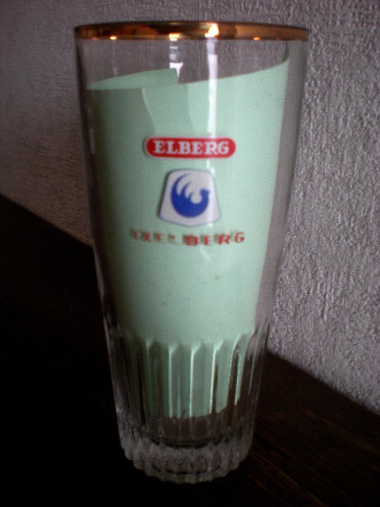 ELBERG, Verzamelen, Biermerken, Ophalen of Verzenden, Zo goed als nieuw, Glas of Glazen