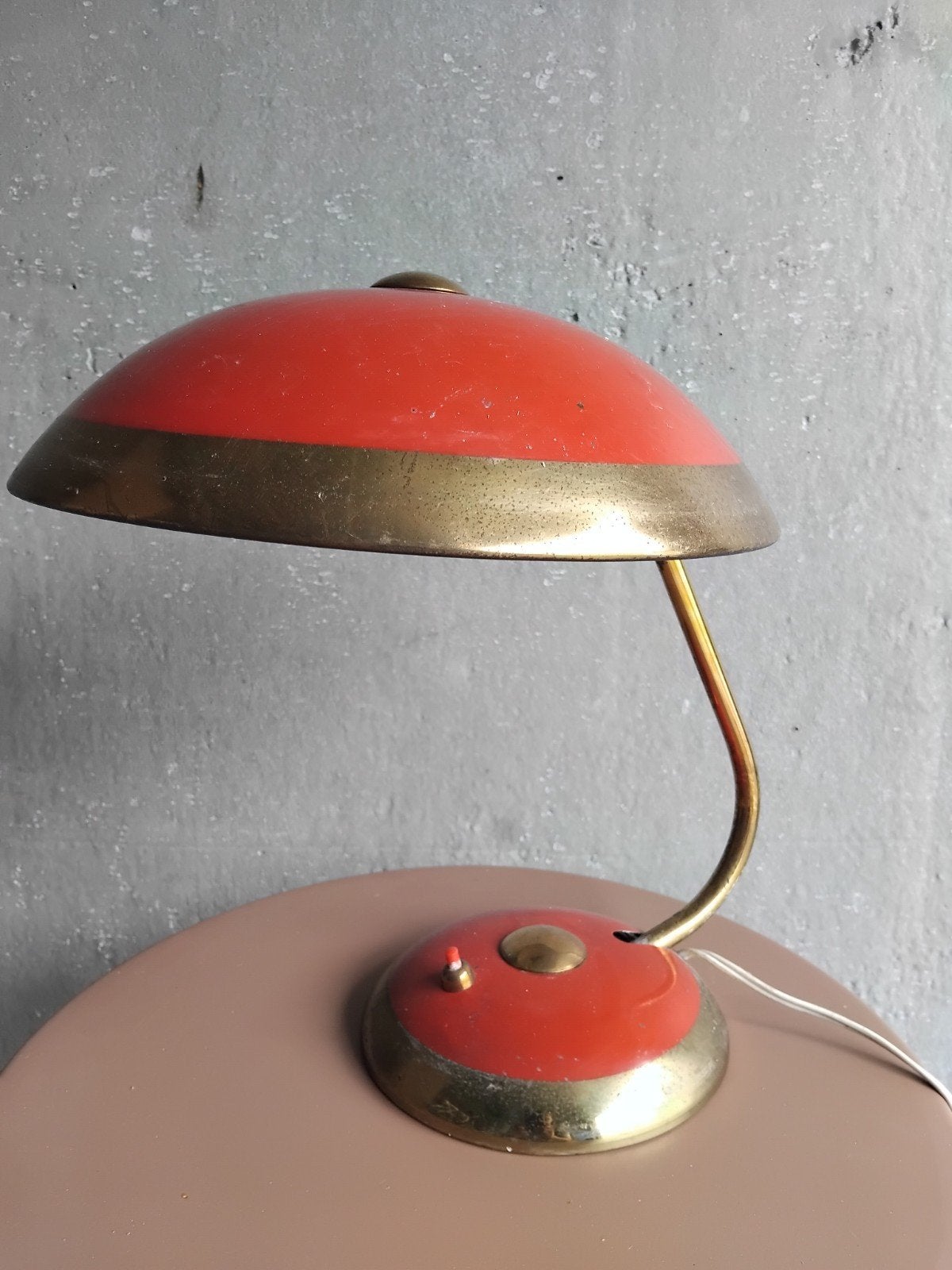 vintage tafellamp HELO LEUCHTEN jaren 50, Ophalen, Design