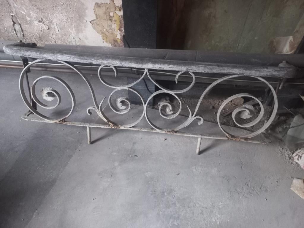 antiek vensterbank ballustrade smeedwerk, Antiek en Kunst, Ophalen