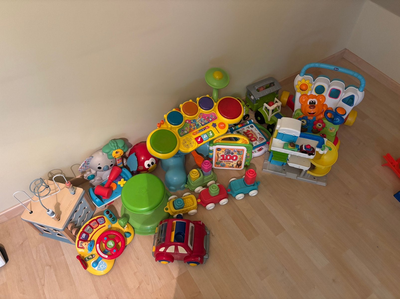 Speelgoed v-tech, fisher price en andere, Ophalen, Zo goed als nieuw, Met licht