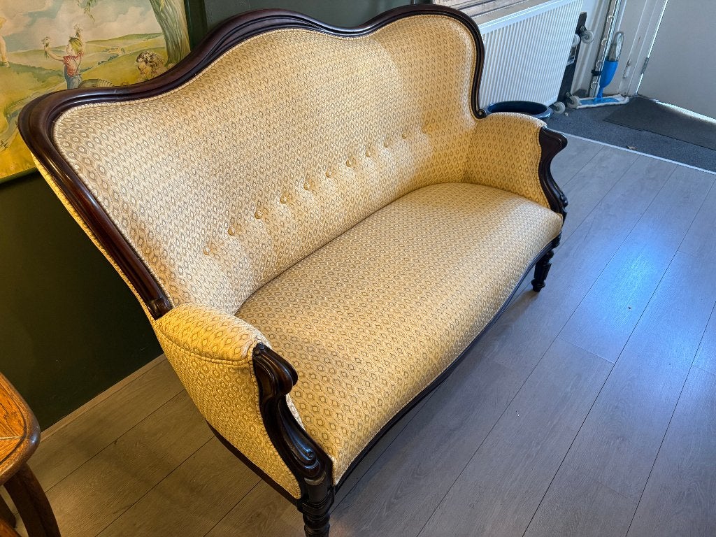 Antieke Bank in Louis Philippe-stijl, Frankrijk, circa 1900., Antiek en Kunst, Antiek | Meubels | Stoelen en Sofa's, Ophalen