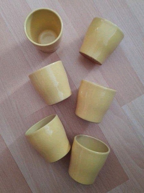 Lot de 6 petits pots / cache-pots, Enlèvement
