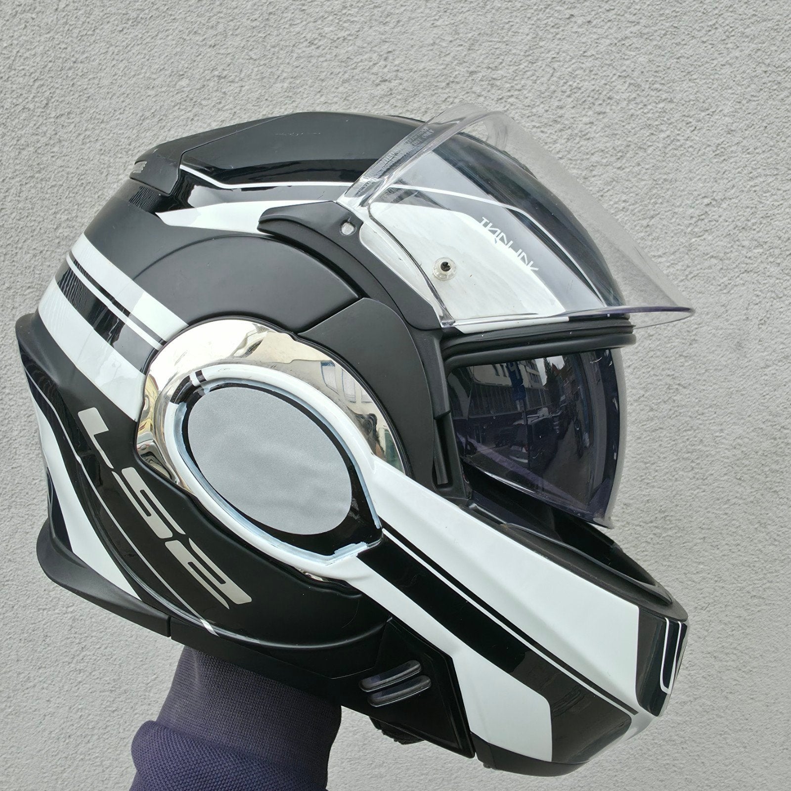 Helmen ls2 modulair, Motoren, Ophalen of Verzenden, M