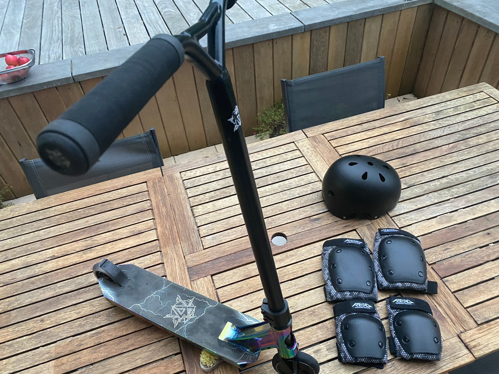 Totinette freestyle + protection comme neuf noir chrome, Ophalen, Zo goed als nieuw