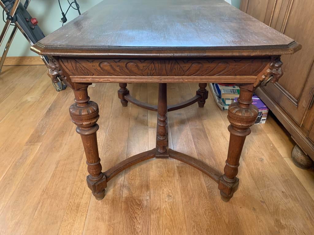 Mechelse tafel 110x78 volledig massief geen schade en geen v, Ophalen