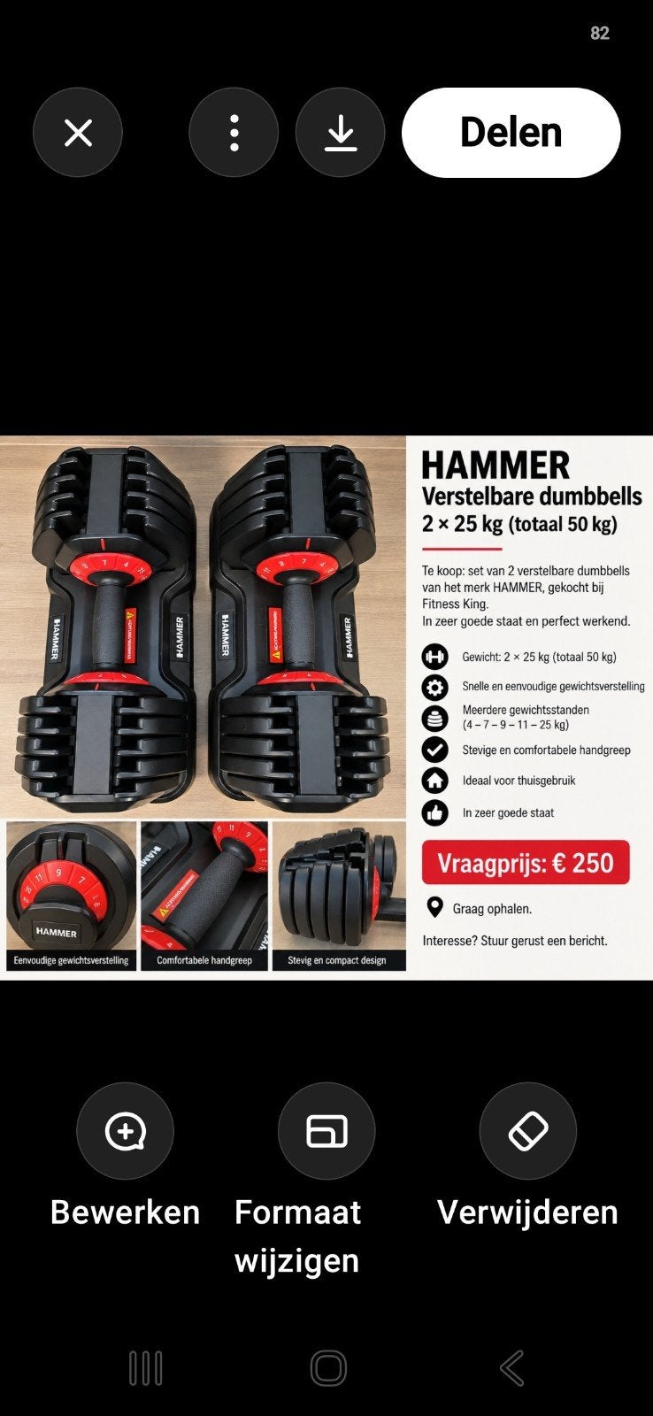 halters te koop, Sport en Fitness, Ophalen, Zo goed als nieuw