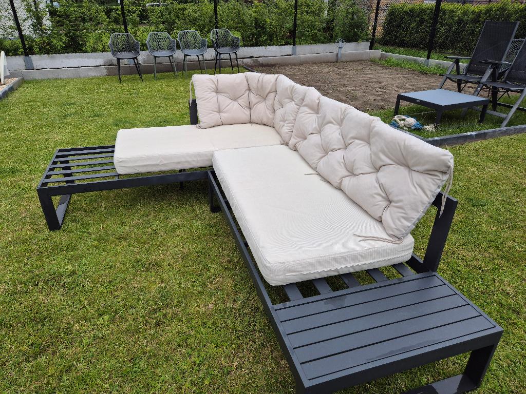 Loungeset, Tuin en Terras, Ophalen, Gebruikt, Loungeset, Bank
