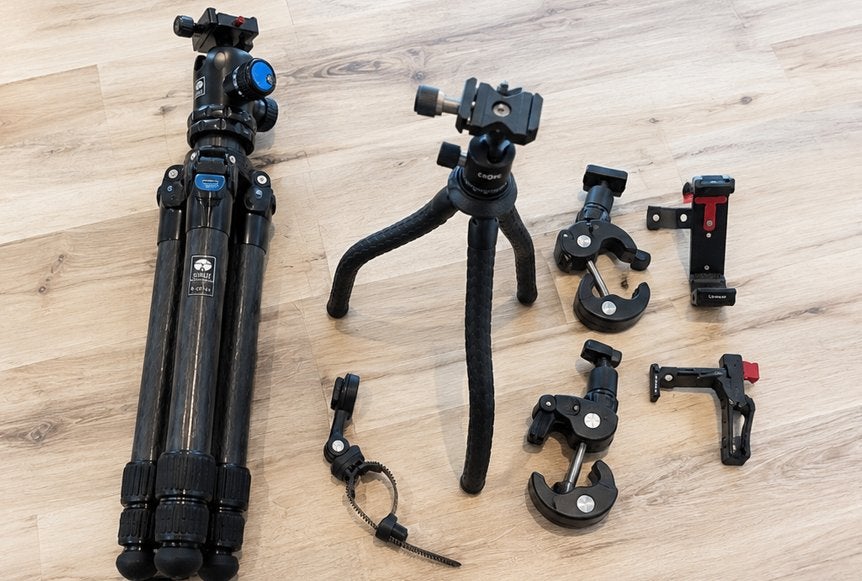 Sirui R-2214X Carbon Statief + DJI Ulanzi Action Set, Ophalen of Verzenden