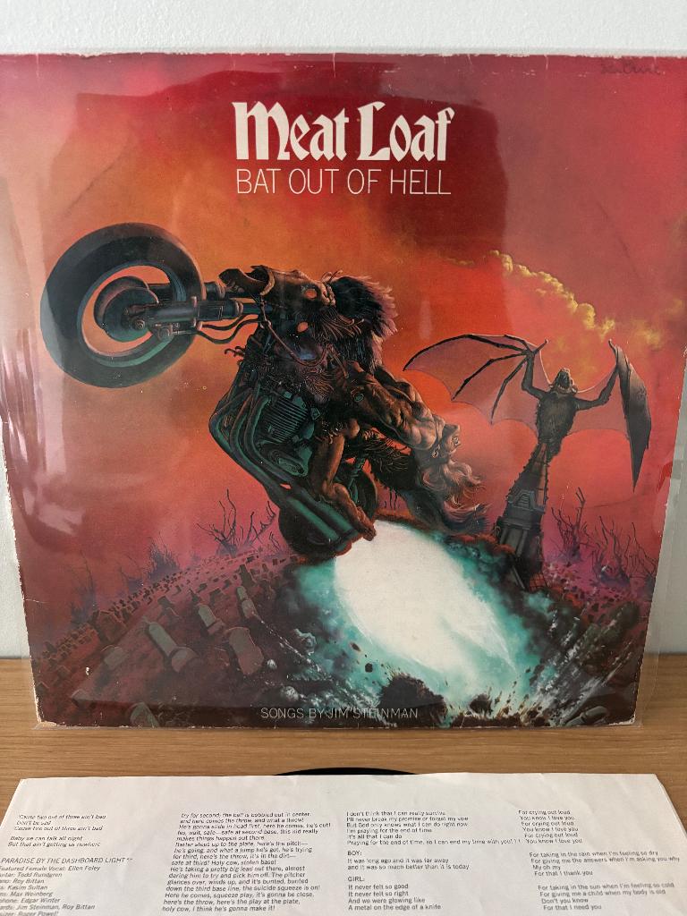Lp - Meat Loaf - bat out of hell, Gebruikt, Overige genres, Ophalen of Verzenden, 1970 - 1979