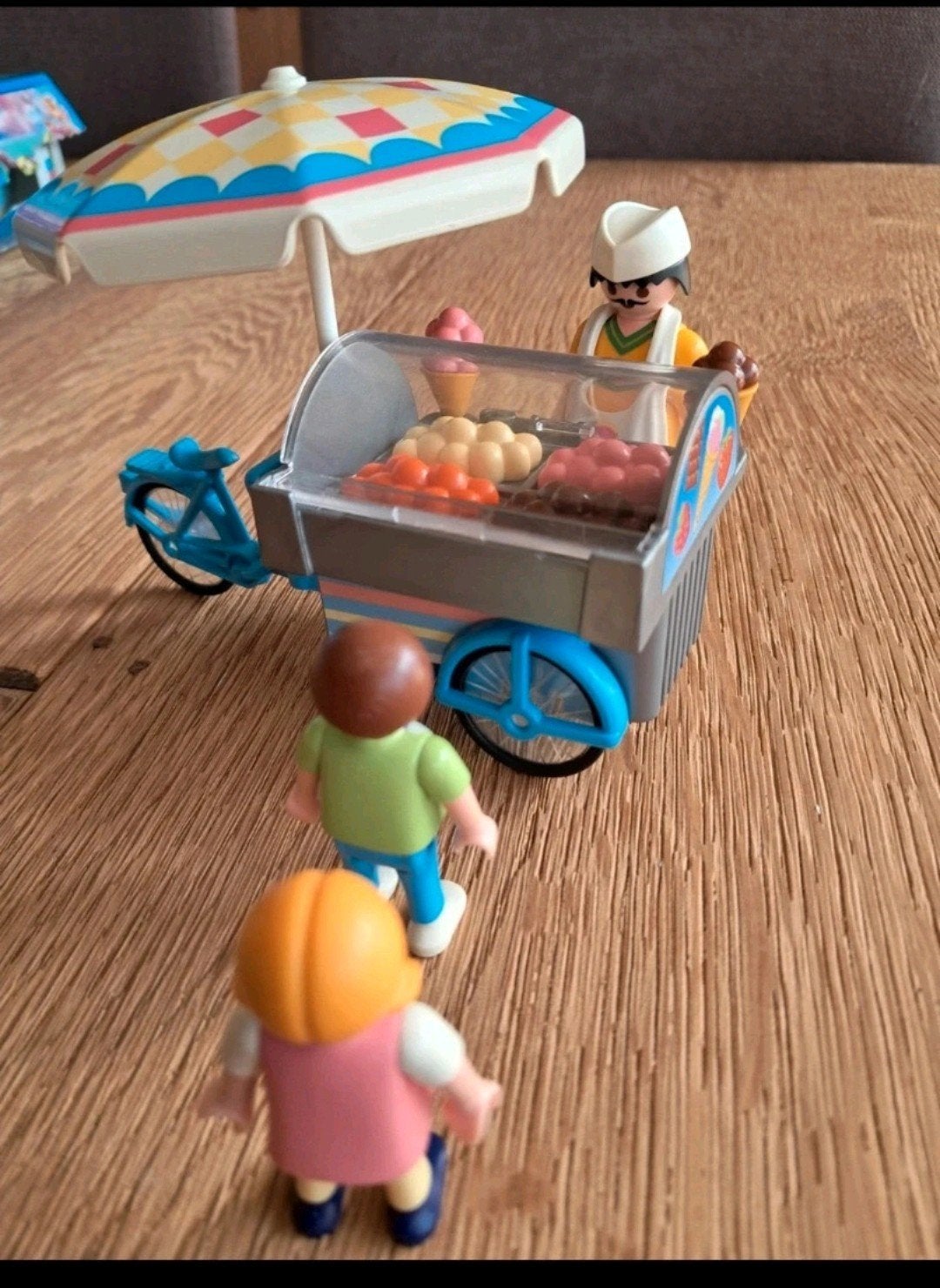 playmobil ijsjes kar met popjes, Ophalen, Gebruikt, Losse onderdelen