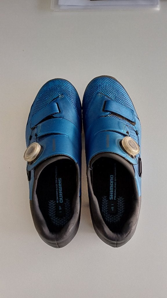Shimano xc5 maat 41 Blauwe Crossschoenen / MTB schoenen, Fietsen en Brommers, Ophalen of Verzenden, Zo goed als nieuw
