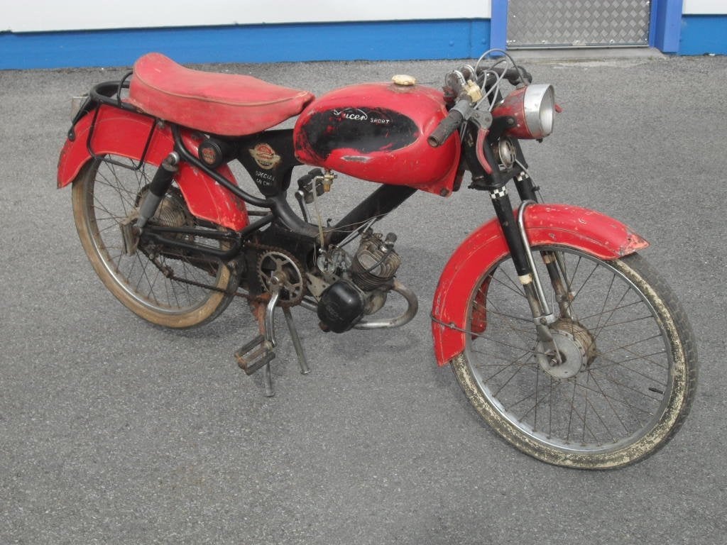 oldtimer motor Lucer Special Sports van 1957, Occasion, 49 cm³, Autre, Manuelle