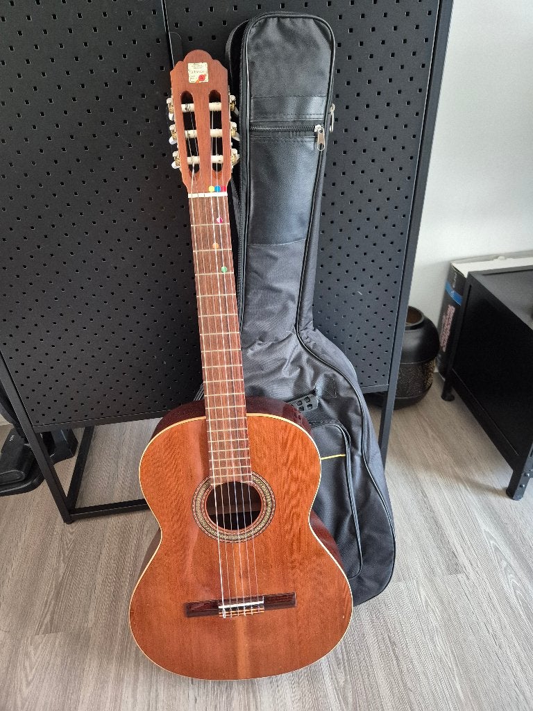 Klassieke gitaar Alhambra Model 1C en accessoires, Ophalen, Gebruikt, Klassieke of Spaanse gitaar