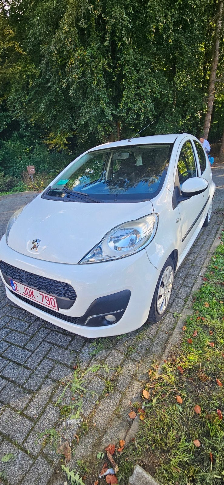 peugeot 107, 50 kW, Wit, Bedrijf, Handgeschakeld