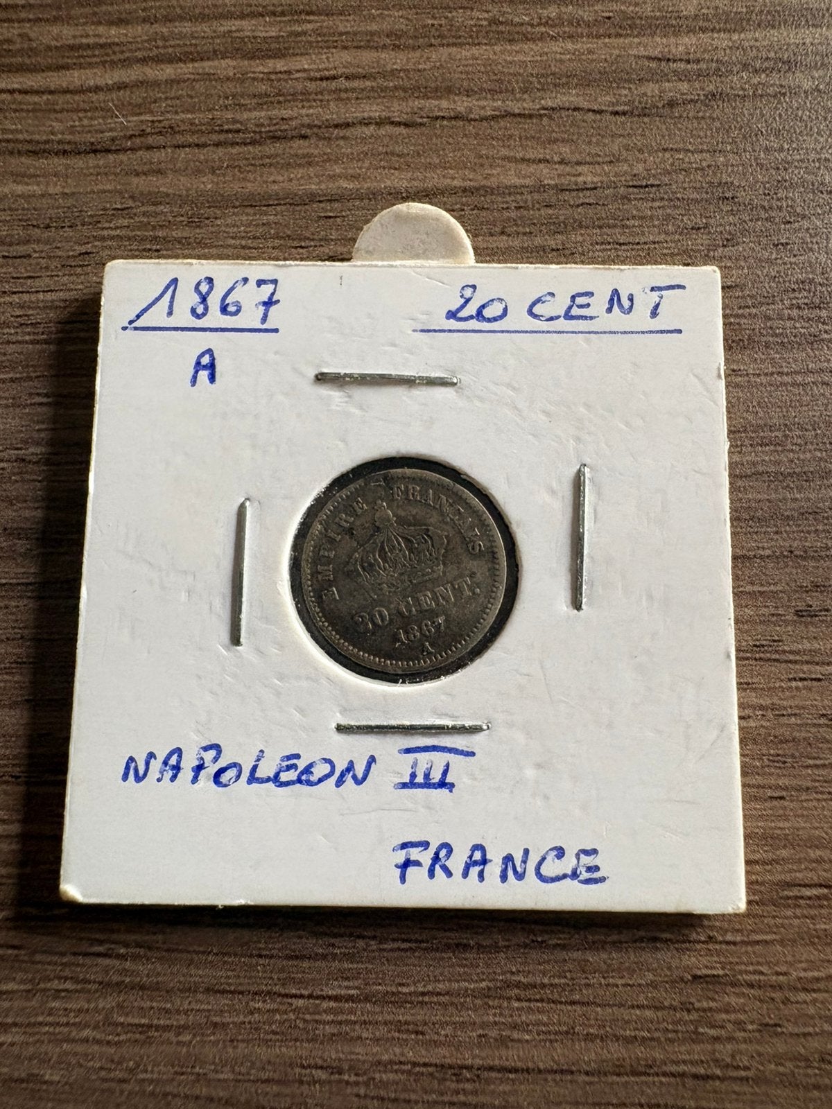 20 centimes 1867A  Napoléon 3, Enlèvement ou Envoi