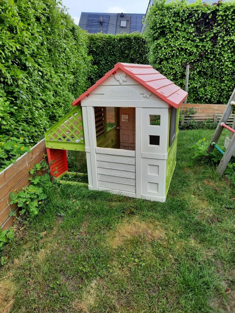 Smoby buiten speelhuis, Ophalen