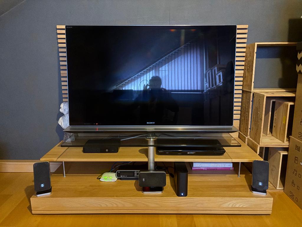 Hülsta TV meubel en bijhorende lage kast, Ophalen, Gebruikt, 100 tot 150 cm, Minder dan 100 cm