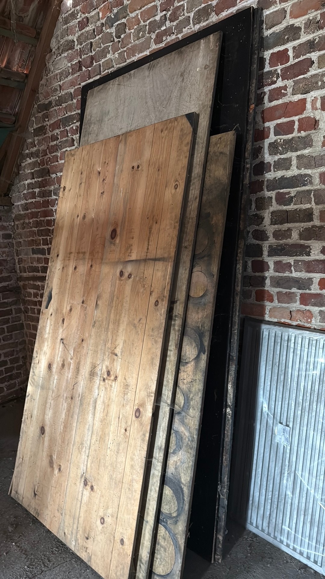 Divers oud plank en plaatmateriaal, Doe-het-zelf en Bouw, Ophalen, Zo goed als nieuw, Plank