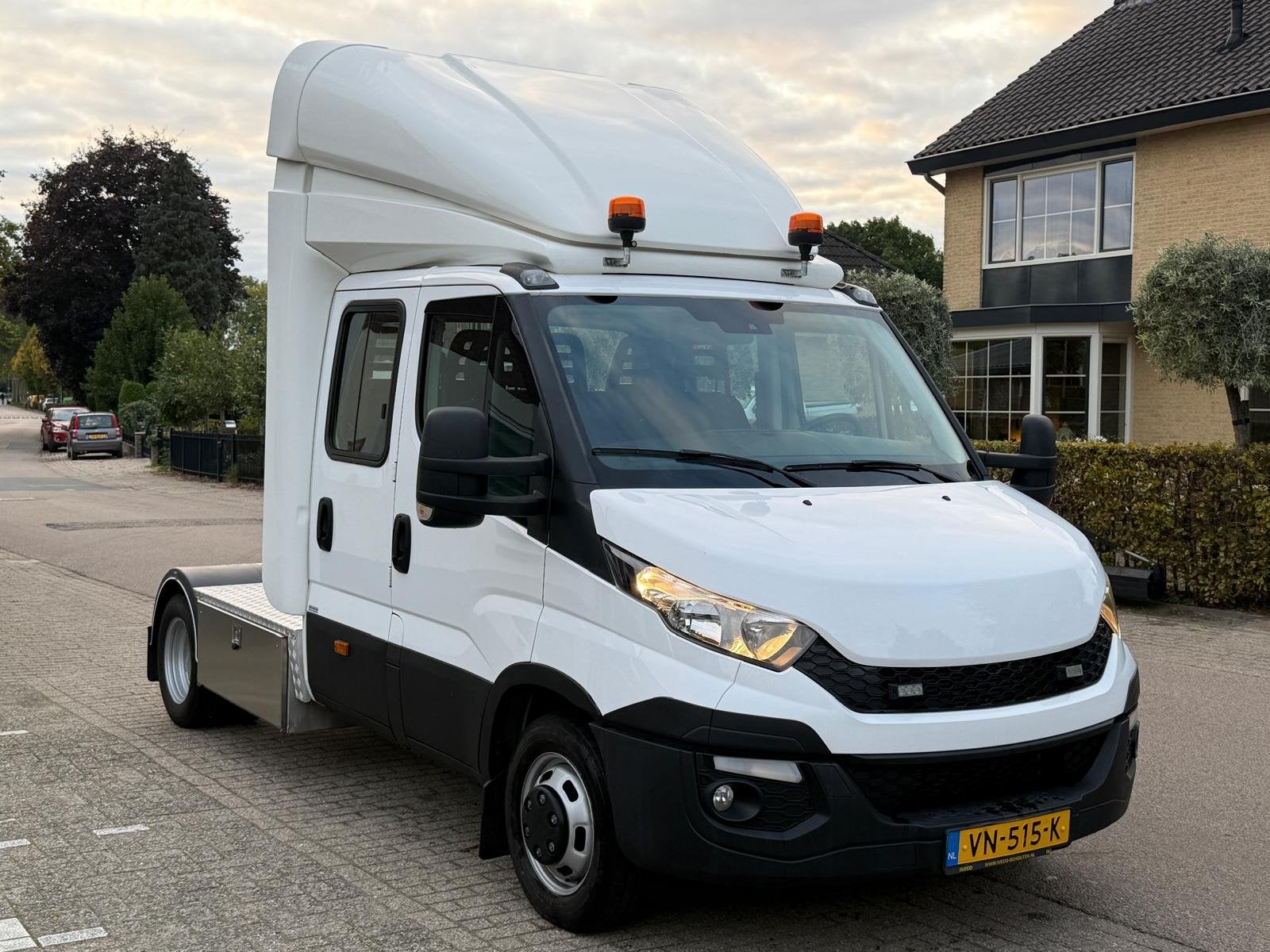 Iveco Daily 40C21 3.0 Be Trekker 7 Ton Dubbel Cabine Airco N, Auto's, Achterwielaandrijving, Gebruikt, 4 cilinders, Iveco