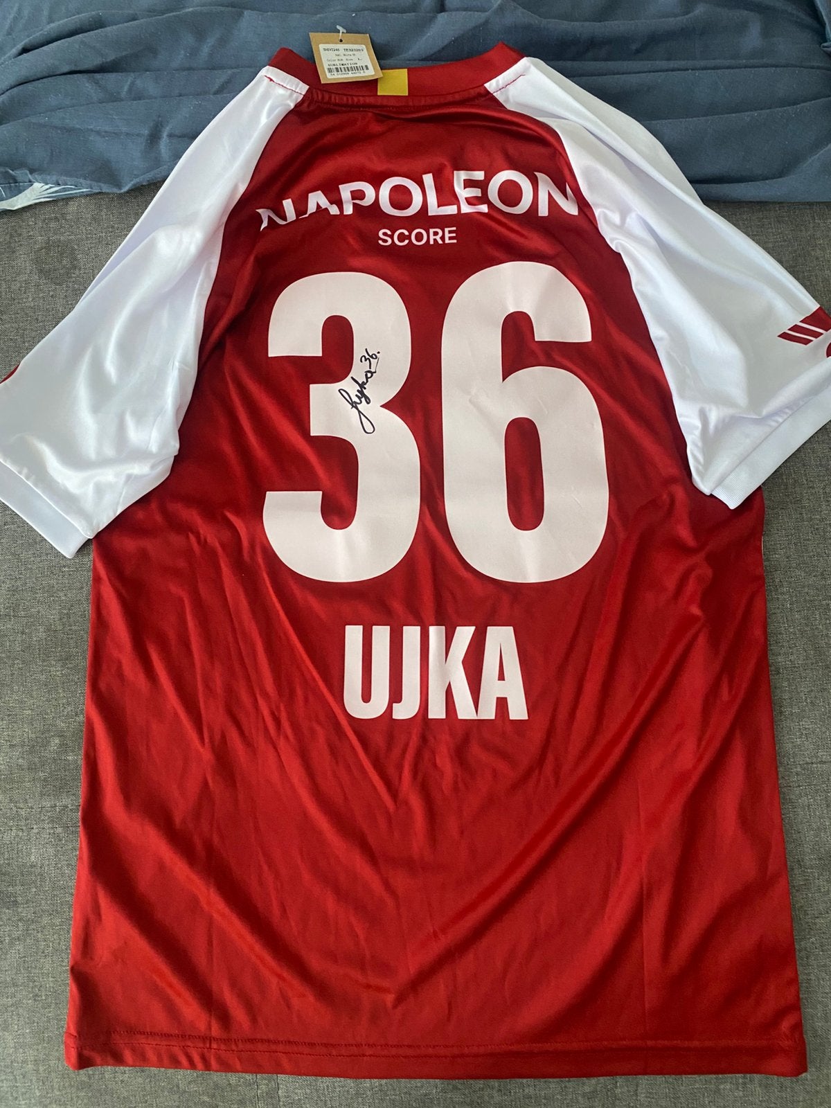 Maillot zulte waregem signé football, Enlèvement ou Envoi, Comme neuf, Maillot