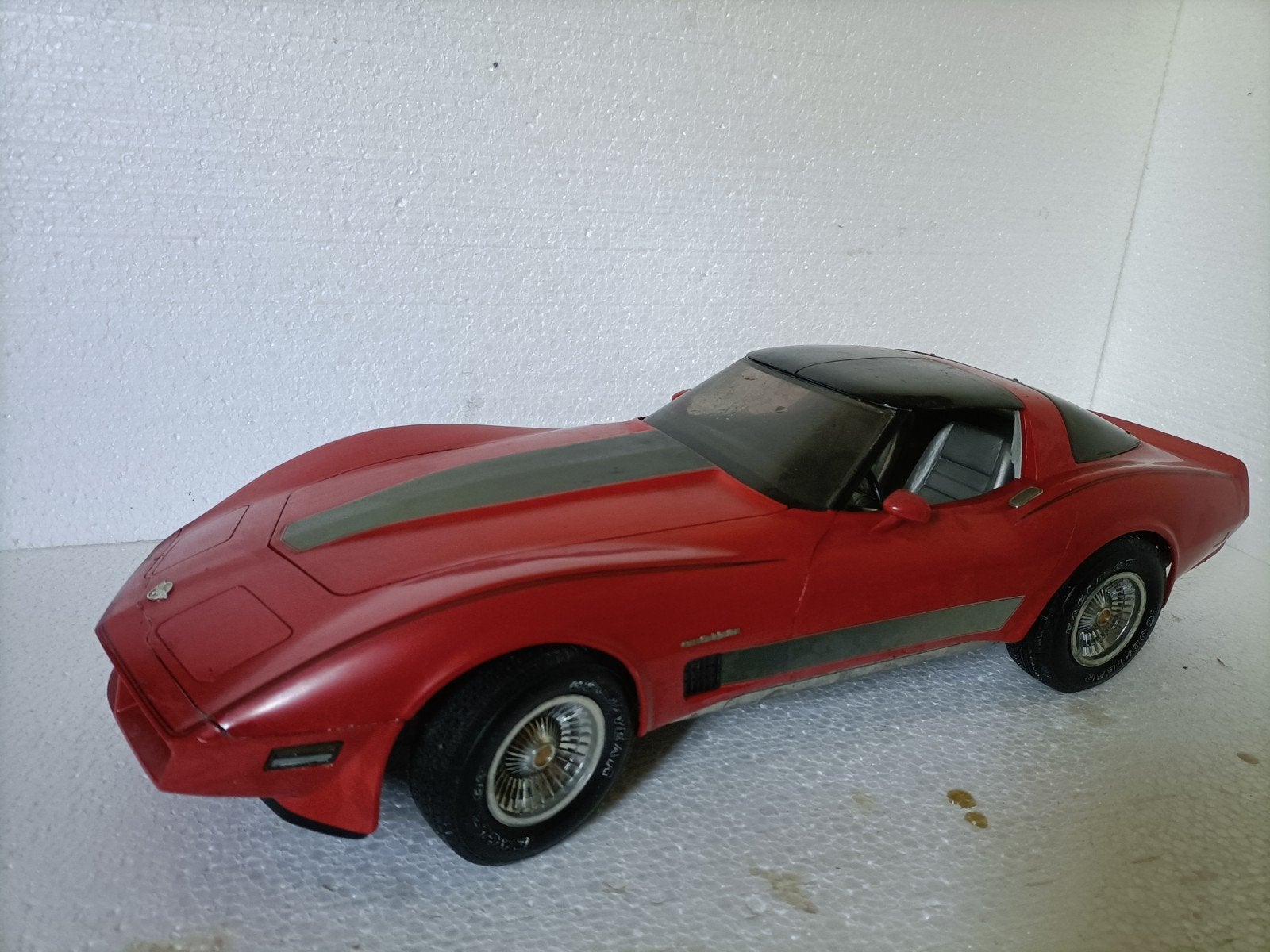 Grote Vintage Monogram 1982 Corvette C3 (Schaal 1:8 - 58 cm!, Ophalen, Auto