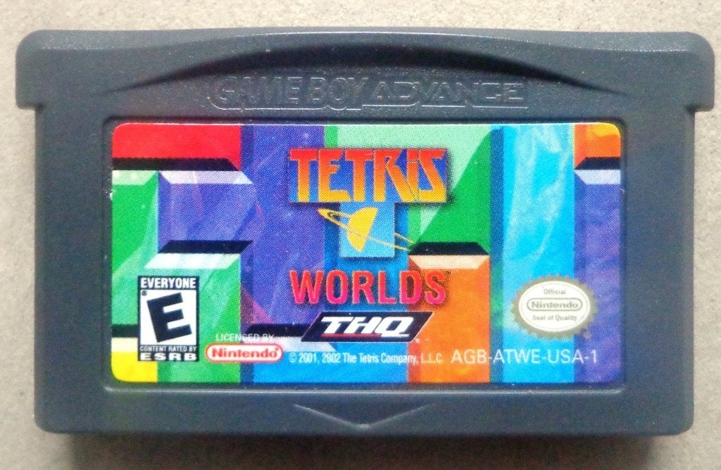 Tetris Worlds voor de Gameboy Advance, Consoles de jeu & Jeux vidéo, Enlèvement ou Envoi, Utilisé