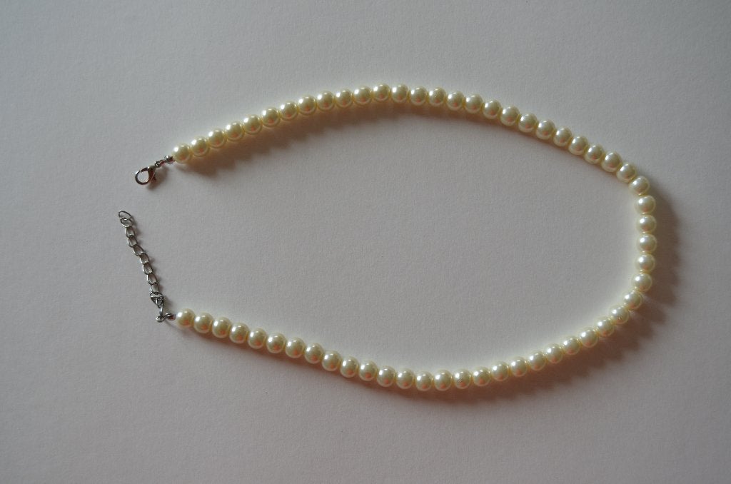 Collier, Bijoux, Sacs & Beauté, Colliers, Enlèvement ou Envoi, Neuf, Blanc