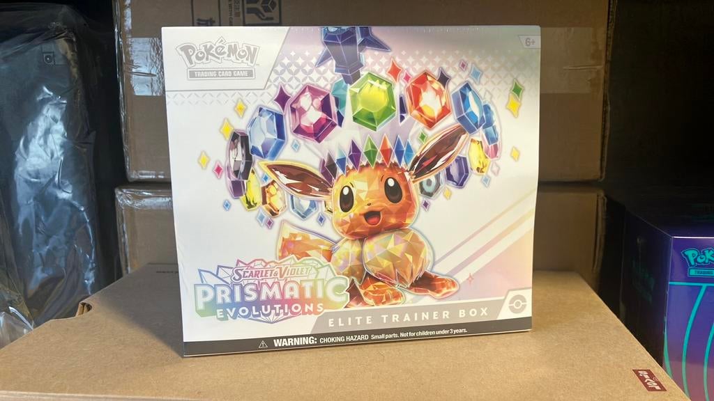Pokémon Prismatic Evolutions ETB Elite Trainer Box, Enlèvement ou Envoi, Comme neuf