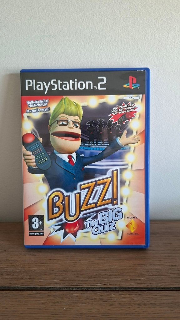 PS2 game Buzz : the big quiz, Enlèvement ou Envoi, Ordinateurs reliés, Utilisé, À partir de 3 ans