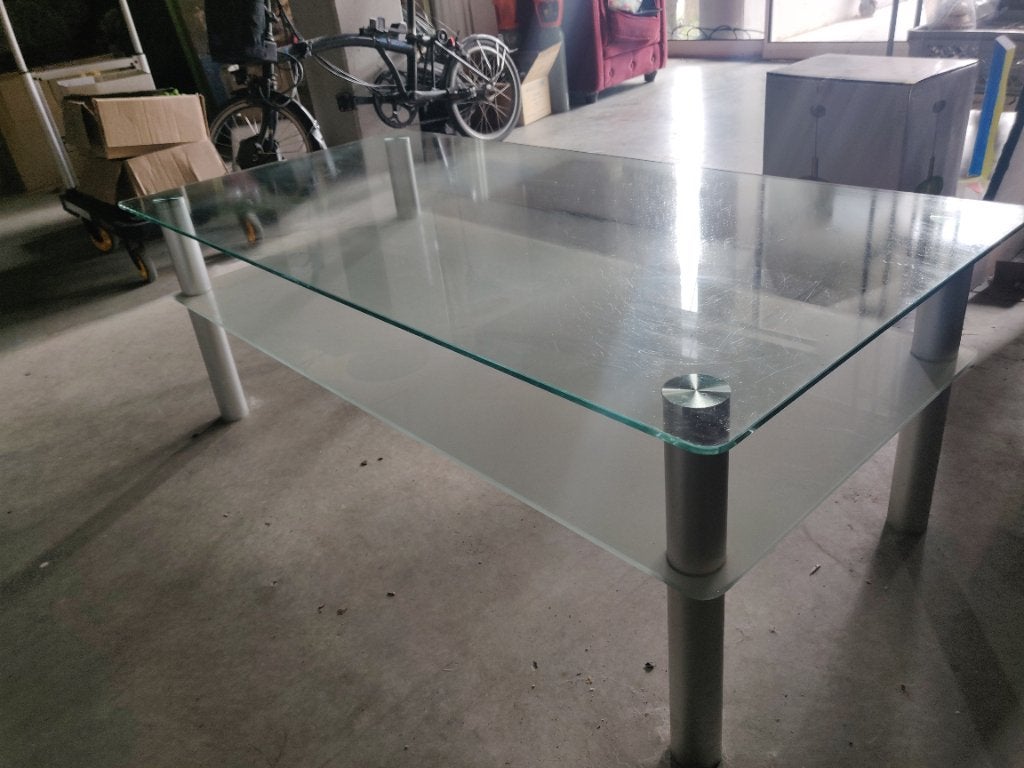 Tv-kast, Ophalen, Gebruikt, 50 tot 100 cm, Glas