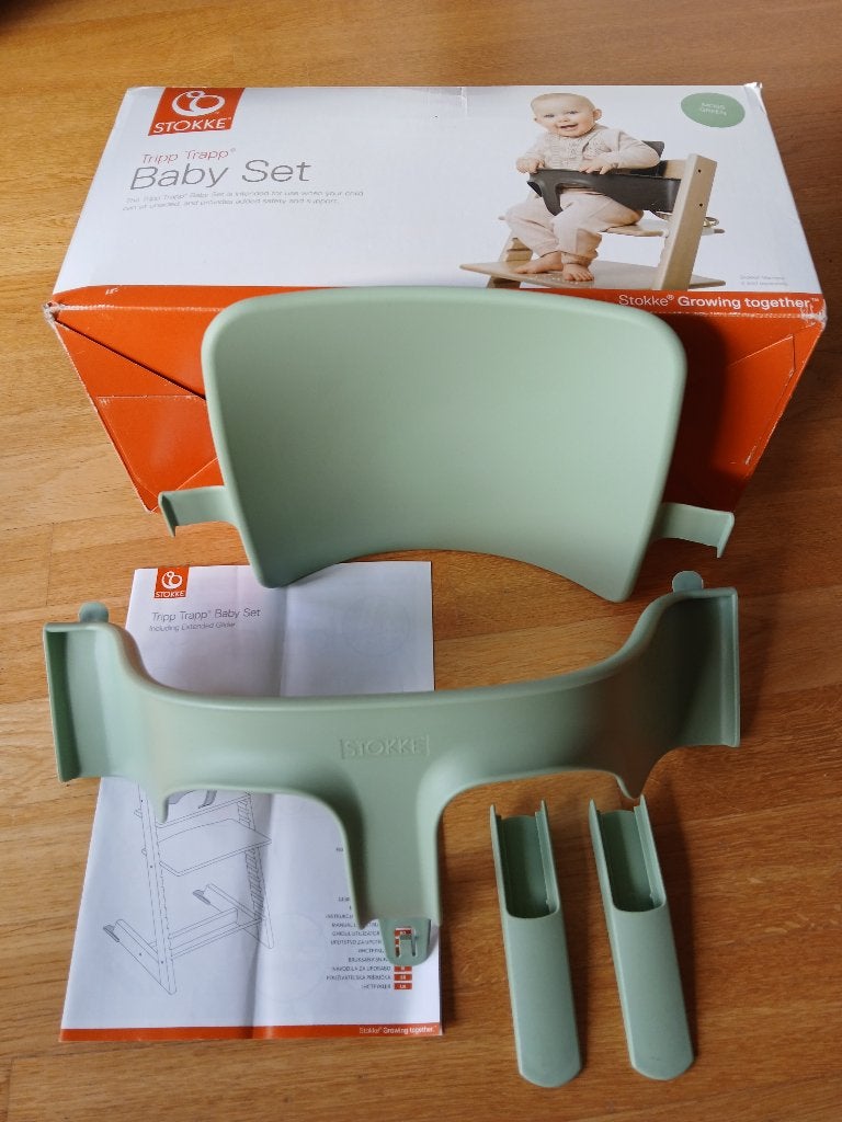 Stokke Tripp Trapp babyset, Kinderen en Baby's, Kinderstoelen, Ophalen of Verzenden, Zo goed als nieuw, Meegroeistoel
