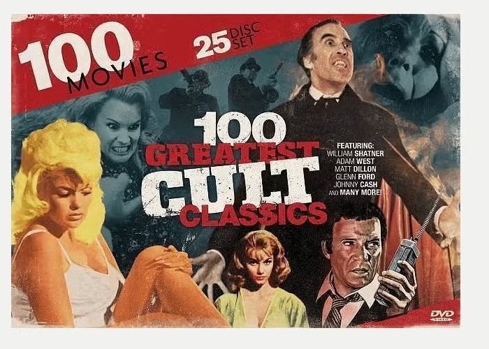 100 Greatest Cult Classics Collection DVD Boxset (Sealed), Cd's en Dvd's, Import, Engels, Verzenden, Overige genres