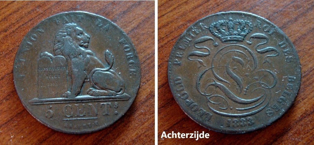 5 centimes Belgique 1833 Leopold I, Timbres & Monnaies, Monnaies | Belgique, Envoi, Bronze, Monnaie en vrac