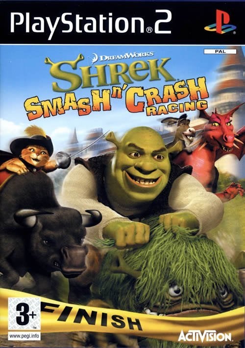Shrek Smash n' Crash Racing, Gebruikt, 1 speler, Racen en Vliegen, Ophalen of Verzenden