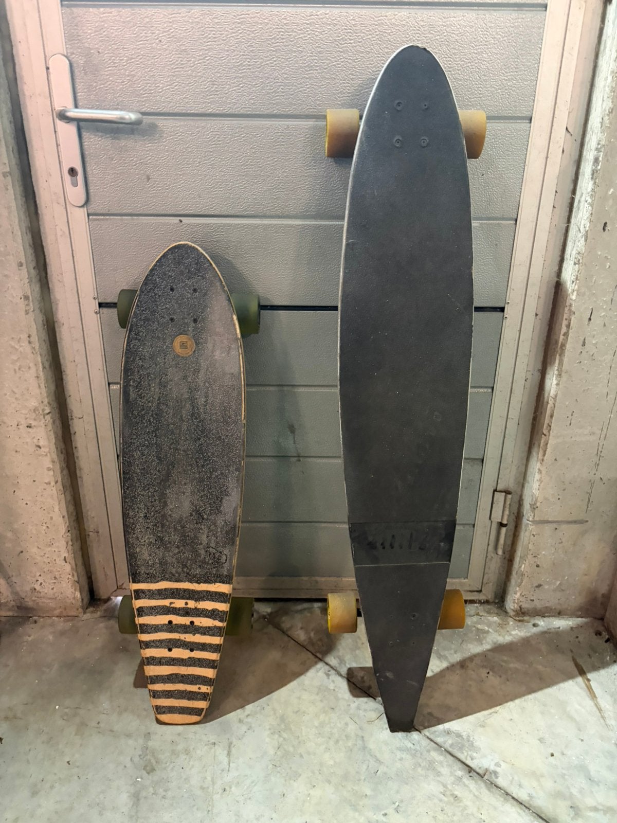 2x longboards, Ophalen, Gebruikt, Overige typen, Longboard