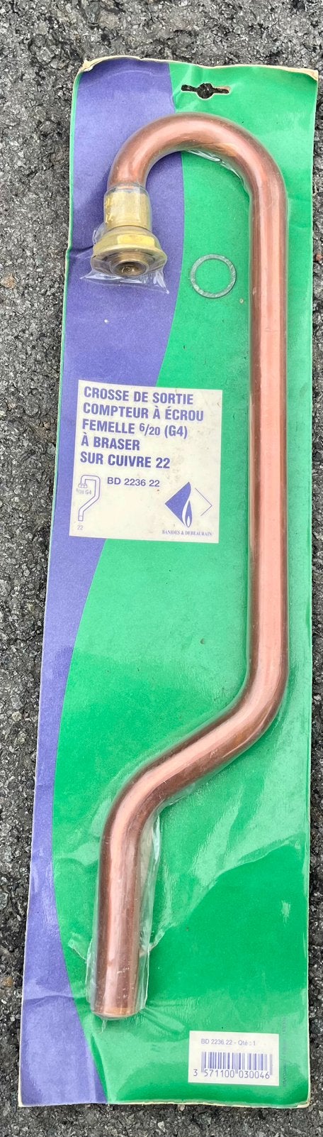 Crosse sortie de compteur a ecrou, Bricolage & Construction, Enlèvement, Neuf