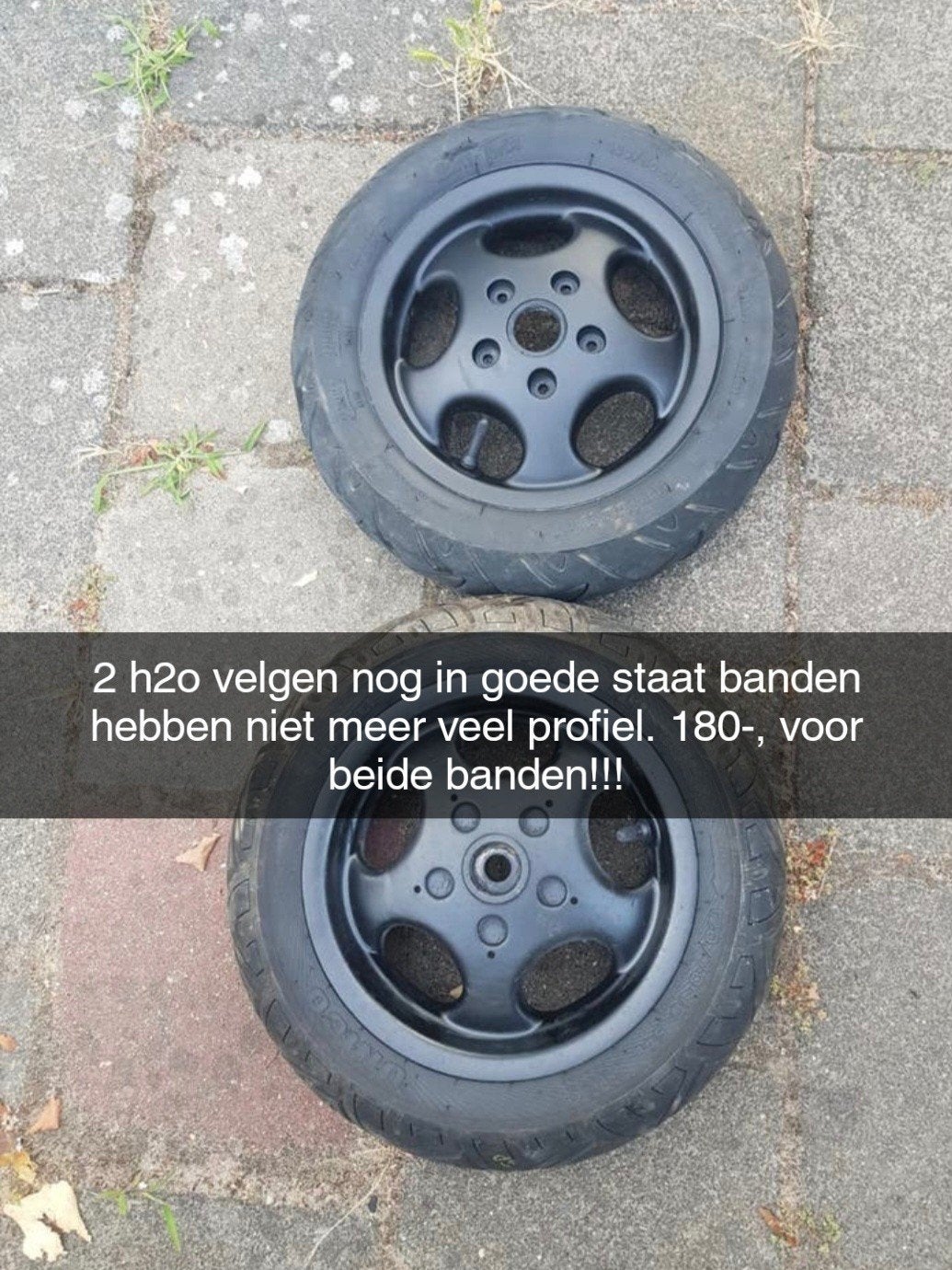 H2o velgen, Fietsen en Brommers, Brommeronderdelen | Scooters, Ophalen