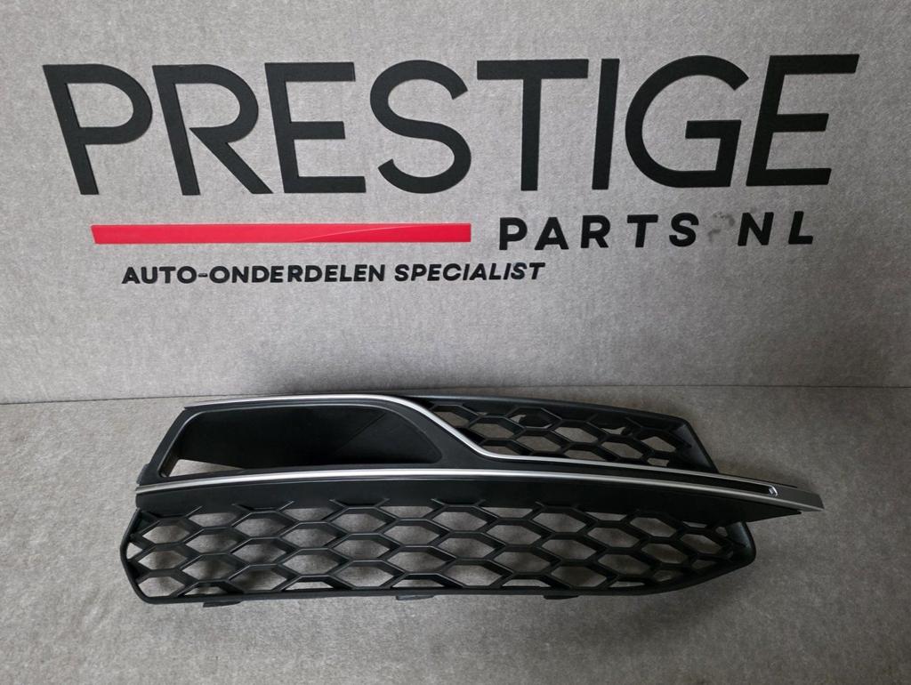 Voorbumper Rooster Kapje Inleg Audi A3 8V S-line S3 Rechts, Gebruikt, -, Ophalen of Verzenden, -