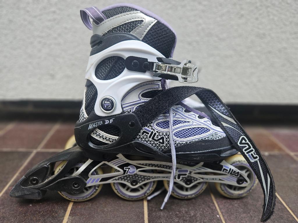 Skeelers Fila Legacy Pro 84 maat 38, Sport en Fitness, Skeelers, Kinderen, Zo goed als nieuw, Inline skates 4 wielen, Ophalen