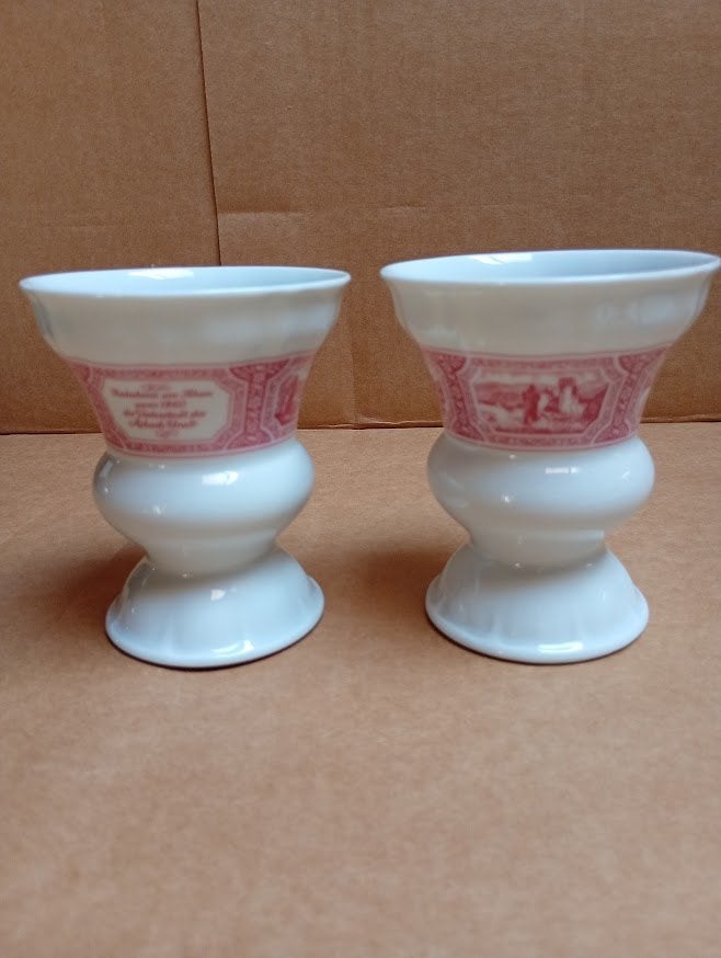 Tasses à café Vintage Rüdesheimer, Collections, Enlèvement ou Envoi, Comme neuf, Porcelaine, Tasse et/ou soucoupe