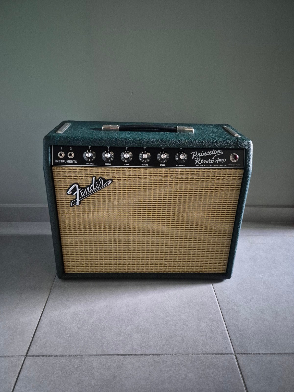 fender ltd 12" princeton in british green, Enlèvement, Neuf, Guitare, Moins de 50 watts