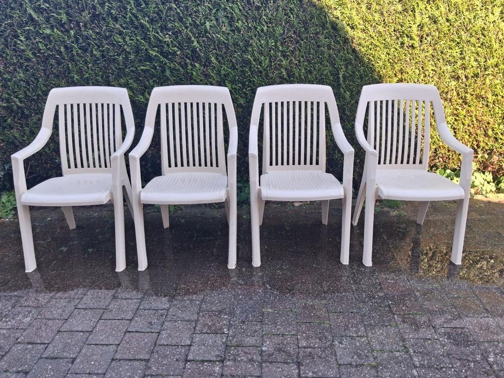 Tuinstoelen, set van 4, Hartmann, Ophalen, Gebruikt, Stapelbaar