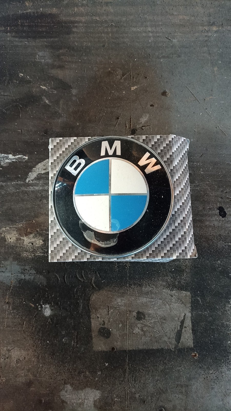 BMW embleem badge OEM, Ophalen, Gebruikt, BMW