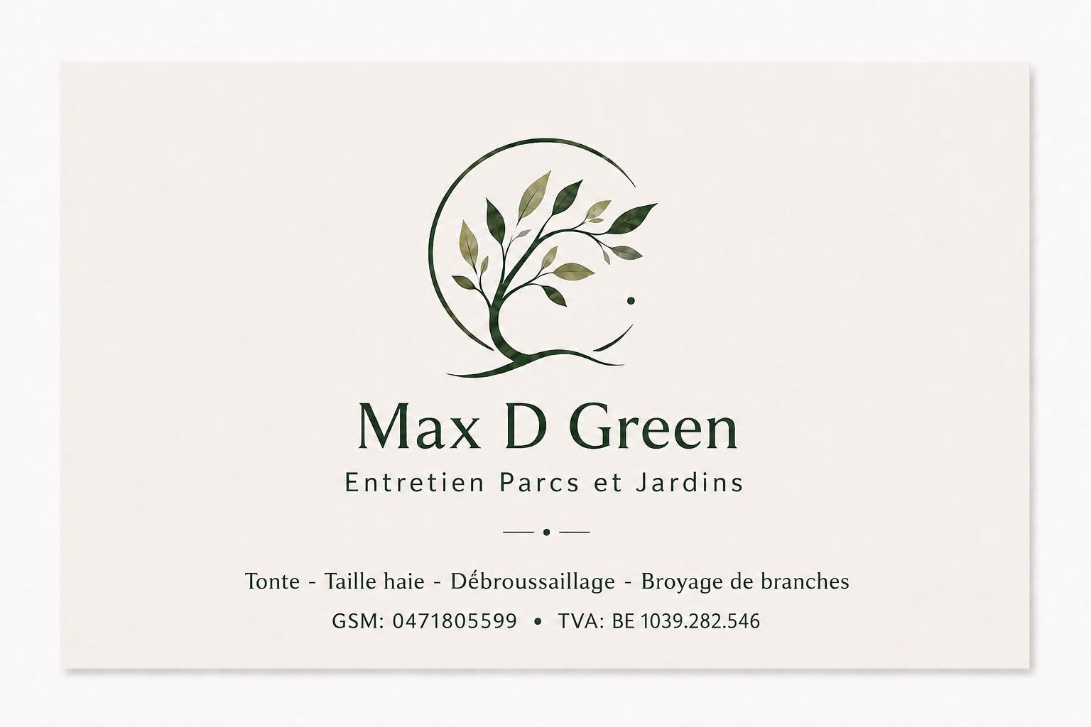 Entretien jardin et services divers, Enlèvement